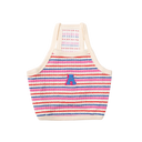 'A' Stitch Crop Top · Pink