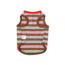 'A' Stitch Sleeveless · Brown