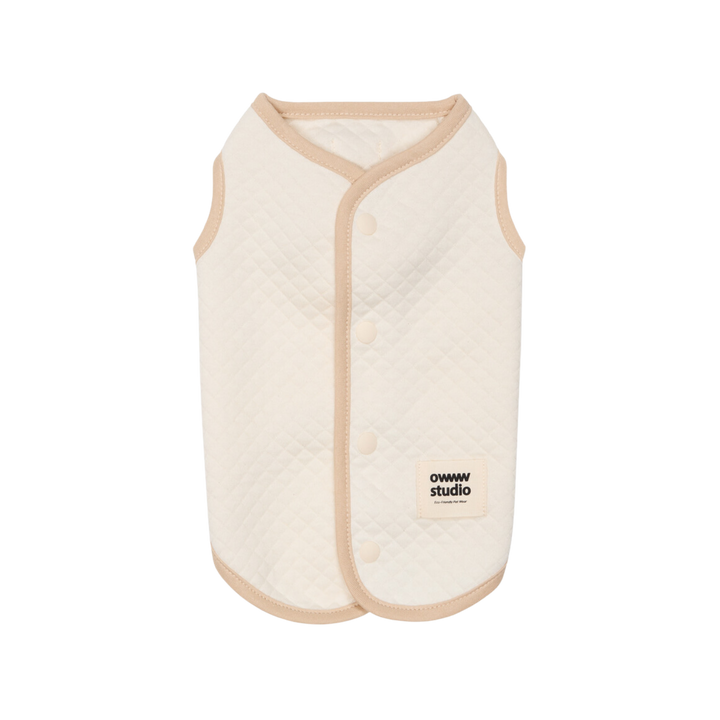 Quilted Vest · Back Button Style