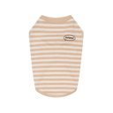 Simple Sleeveless · Thick Beige Stripe