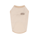 Simple Sleeveless · Thin Beige Stripe