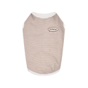 Simple Sleeveless · Thin Brown Stripe