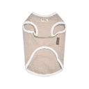 Simple Sleeveless · Thin Brown Stripe